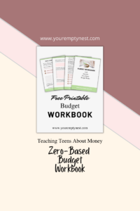 free workbook to learn zero-based budget