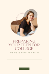 Preparing teen for college, more than you think