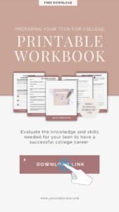 free download workbook for preparing your teens for college