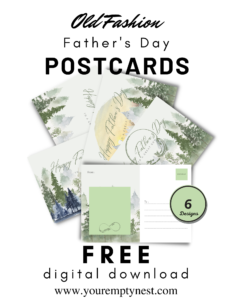 set of 8 Father's day digital cards